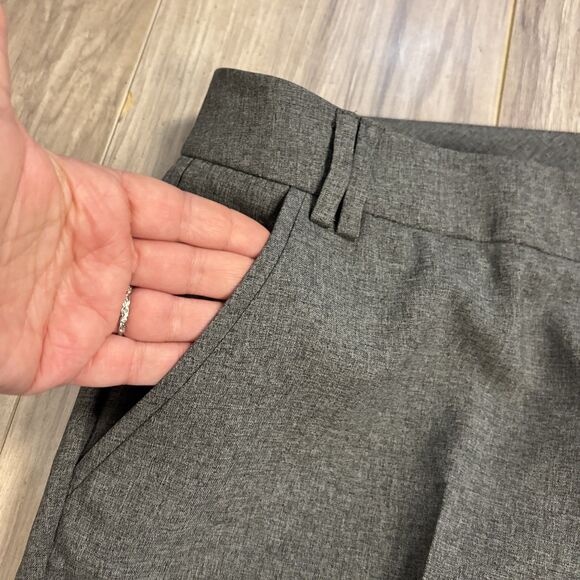 NWT New York Company Grey Front Crease Wide Leg Dress Work Pants Chic  Size 16 - Picture 5 of 9